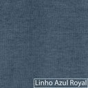 Ver imagem 4 de Sofá 2 Lugares 160cm Orgânico Luxo Recepção Cecília Linho Adj Decor Azul Royal