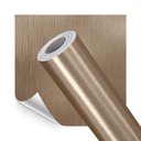 Ver imagem 1 de Papel Parede Adesivo Lavavel Aço Escovado Ouro Envelhecido