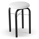 Ver mais imagens de Conjunto Mesa de Cozinha Prattica Industrial 120cm com 2 Banquetas F02 Preto/Branco - Mpozenato