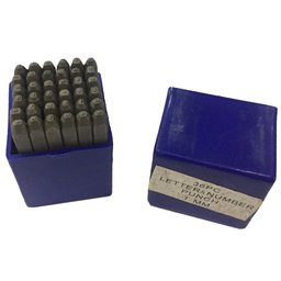 Jogo Marcação Numérico + Alfabeto Med. 1,0 Mm 36 Peças + Riscador 145mm - 2