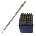 Ver imagem 1 de Jogo Marcação Numérico + Alfabeto Med. 1,0 Mm 36 Peças + Riscador 145mm