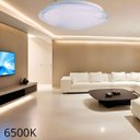 Ver imagem 4 de Plafon New York 30w Led Multitemperatura 3000k/4000k/6500k 2400lm 43cm Acrílico Transparente Moderna