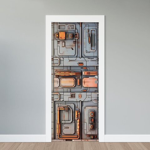 Adesivo de Porta - Metal 1
