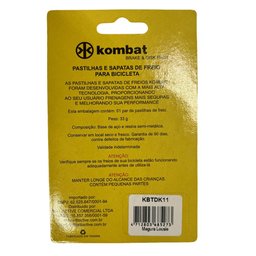 Pastilha de Freio Kombat Compatível com Magura Louise - 2