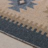 Passadeira Kilim Turco 0,60m x 1,80m Dupla Face Cinza - 5
