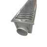 Grelha Pluvial modelo 15x50 Inox c/ Caixa Coletora Modular Branca Multi Saídas e Tela Anti Insetos - - 1
