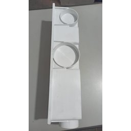 Grelha Pluvial modelo 15x50 Inox c/ Caixa Coletora Modular Branca Multi Saídas e Tela Anti Insetos - - 4