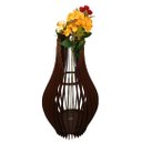 Ver imagem 1 de Vaso de Chão Decorativo Grande Andromeda Mdf:preto/85x30cm