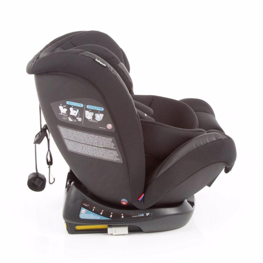 Cadeirinha de Carro Holiday FX com Isofix Infanti 0 a 36kg Black Intense - 9