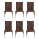 Ver imagem 1 de Cadeira Rattan Marrom Top Chairs - Kit com 6