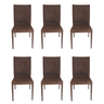 Cadeira Rattan Marrom Top Chairs - Kit com 6 - 1