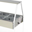 Ver imagem 3 de Buffet Térmico 10 Cubas Progás Tampas de Vidro Prb-10gn 127v