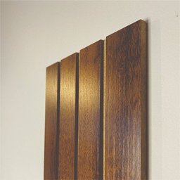 10 Painel MDF Placa Madeira Ripada Embuía Revestimento de Parede 53x15cm - 6