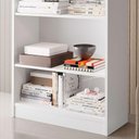 Ver imagem 2 de Estante para Livros 5 Prateleiras Viena Rofemar Móveis Branco