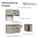 Ver imagem 4 de Armário de Cozinha Compacta 180 Cm Suspensa Crema Nice Madesa 03