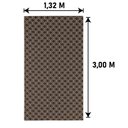 Ver imagem 2 de Tapete Casablanca Jacquard Antiderrapante 1,32x3,00 Metros Caramelo Casa Dona