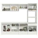 Ver imagem 6 de Armário de Cozinha Completa 240cm Branco Topazio Madesa 05