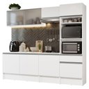 Ver imagem 3 de Armário de Cozinha Completa 240cm Branco Topazio Madesa 05