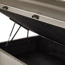 Ver mais imagens de Cama Box Bau com Colchão Solteiro Molas Max Force Pérola Bege 88x188 Fortezza Colchões