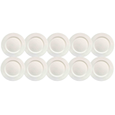 Ver imagem 2 de Kit 10 Sousplat Redondo Branco Polipropileno 33cm Rafimex