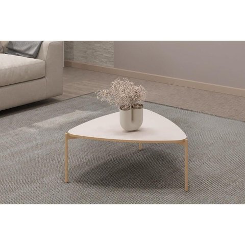 Mesa de Sala Jantar Isa Off White - Dj Móveis