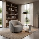 Ver imagem 6 de Poltrona Decorativa Organica Essence Base Fixa Boucle Tce 1018 Moll