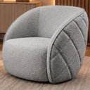 Ver imagem 2 de Poltrona Decorativa Organica Essence Base Fixa Boucle Tce 1018 Moll