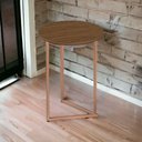 Ver imagem 4 de Mesa de Canto Industrial para Sala de Estar Jade Lançamento