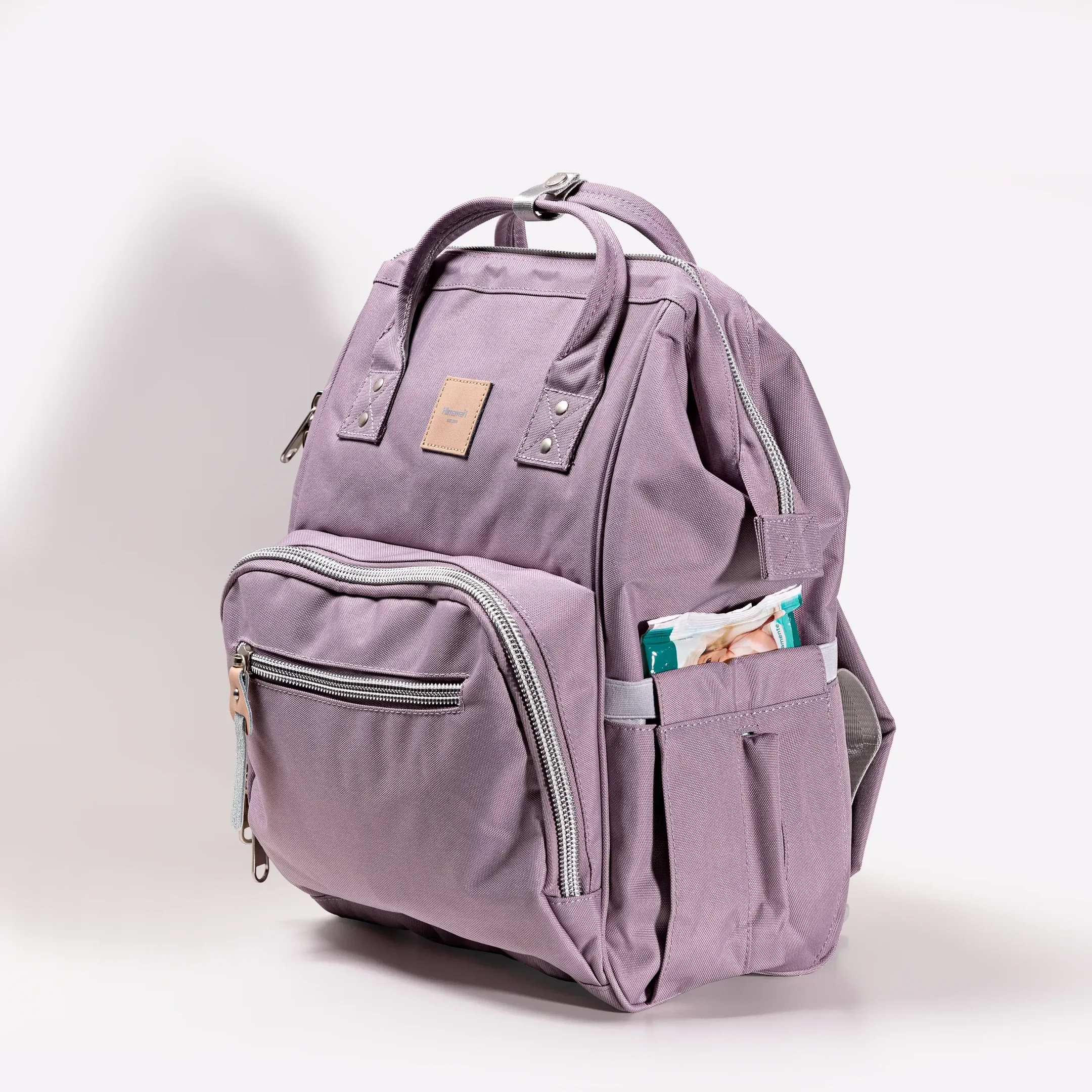 Ver imagem 1 de Bolsa Mochila Maternidade 2.0 | Premium | Lilás