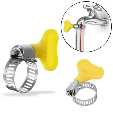 Abraçadeira sem Fim de Metal Borboleta Regulável 13-19mm | Utilimix