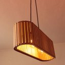 Ver imagem 2 de Luminária Pendente Antares Modelo Ripado -:mdf Cru