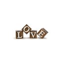 Ver imagem 4 de Palavra Love em Madeira 6x6x6 Cm