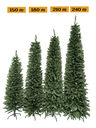 Ver imagem 6 de Árvore de Natal Slim 2,4m 900 Galho Pinheiro Canadense Cheia da Luvinco.