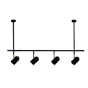 Ver imagem 2 de Trilho de Teto com 4 Spots Direcionáveis Ewa e com Extensor 1m Preto