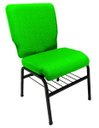 Ver imagem 1 de 01 Cadeira para Igrejas C/ Porta Cálice Verde
