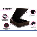 Ver imagem 5 de Cama Box Baú Crc Casal +Colchão Molas Master Pocket Airtech Ortobom 138