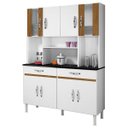 Ver imagem 3 de Armário de Cozinha 8 Portas 2 Gavetas Ventura CHF