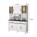 Ver imagem 5 de Armário de Cozinha 8 Portas 2 Gavetas Ventura CHF