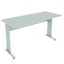 Ver imagem 1 de Mesa de Escritório Job15 Cinza 120x60