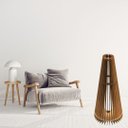Ver imagem 2 de Abajur Grande de Chão IPANEMA MDF Luminária - MDF CRU