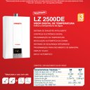 Ver imagem 2 de Aquecedor de Água a Gás Lorenzetti 25 Litros Lz2500de-b Branco para Glp (digital)