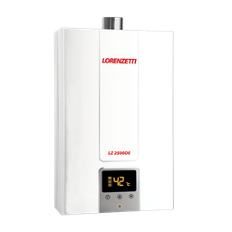 Aquecedor de Água a Gás Lorenzetti 25 Litros Lz2500de-b Branco para Glp (digital) - 1