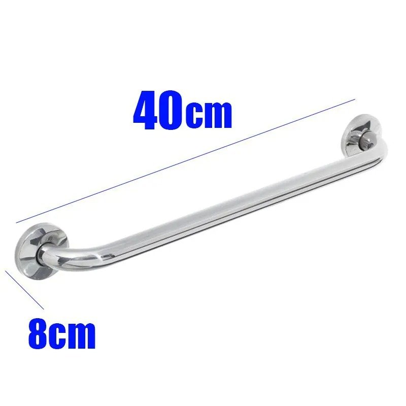 Alça Apoio Kit 2 uni Inox 40cm Banheiro Idoso Deficiente Acessibilidade Cadeirante - 6