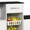 Fruteira Multiuso 2 Portas 1 Gaveta Croácia Top Line Flex Color Chf - 8