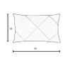 Kit 4 Capas para Almofada em Veludo Drapeada Retangular Bege e Terracota Quadrada - 7