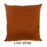 Kit 4 Capas para Almofada em Veludo Drapeada Retangular Bege e Terracota Quadrada - 9