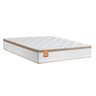 Colchão Casal CBP Molas Ensacadas Real 138x188x27cm Branco / Bege - Suporta até 130kg por Pessoa - 1