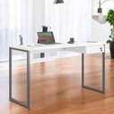 Ver imagem 1 de Mesa Home Office Escrivaninha Shine 1,00 Branco com Gaveteiro