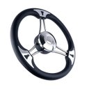 Ver imagem 2 de Volante 343mm Inox S316 6 Raios c/ Capa de Borracha Seariver