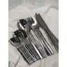 Conj Facas p/Churrasco Aco Inox Bambu Elegant 22.3cm 6pcs - 2